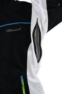 LYŽAŘSKÁ BUNDA BLIZZARD VIVA RACE JACKET (BLACK/WHITE/LIGHT BLUE/GREEN) LYŽAŘSKÁ BUNDA BLIZZARD VIVA RACE JACKET (BLACK/WHITE/LIGHT BLUE/GREEN)