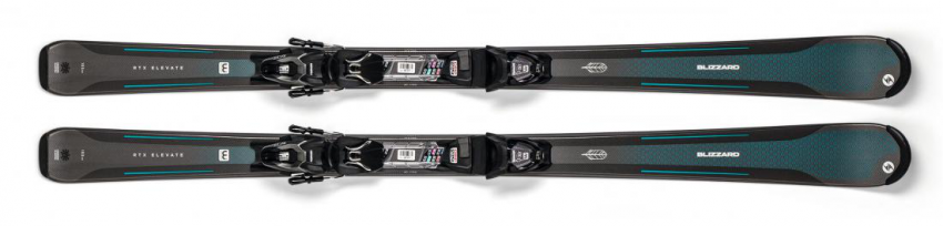 Blizzard RTX Elevate, rental, 18/19 + vázání TLT 10 DEMO W, black/silver/blue, 18/19 Blizzard RTX Elevate, rental, 18/19 + vázání TLT 10 DEMO W, black/silver/blue, 18/19